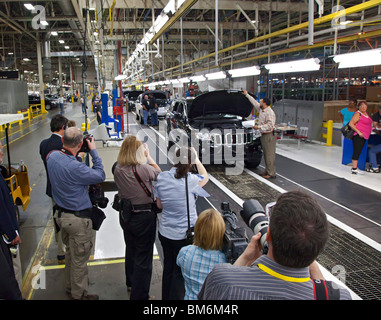 Chrysler presenta la sua nuova Jeep Grand Cherokee Foto Stock