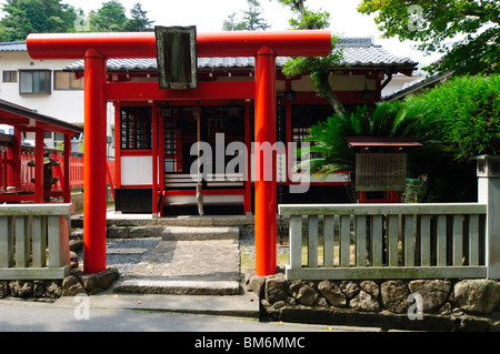 Casa Tradizionale, Miyajima, Itsukushima, Honshu, Giappone Foto Stock