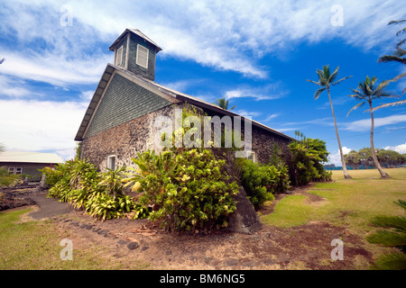 "Ihi'ihi o lehowa o na Kaua chiesa in Keanae,Maui. Foto Stock