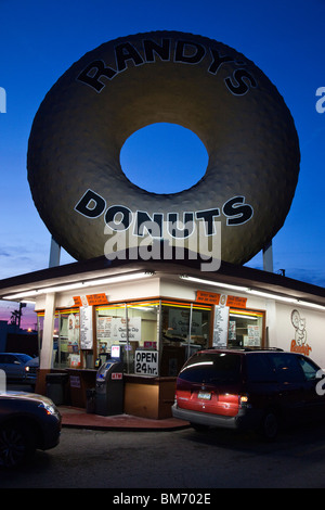 Randy's Donuts a Los Angeles in California Foto Stock