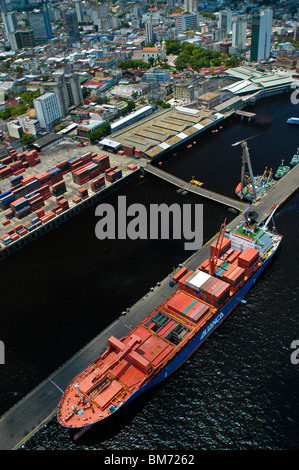 Manaus porto cittadino, Amazonas Stato, Brasile. Foto Stock