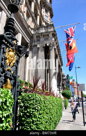 Mandarin Oriental Hyde Park e Knightsbridge, Royal Borough di Kensington e Chelsea, Greater London, England, Regno Unito Foto Stock