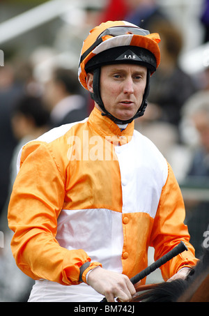 MARTIN DWYER JOCKEY JOCKEY IPPODROMO DI YORK YORK INGHILTERRA 14 Maggio 2010 Foto Stock