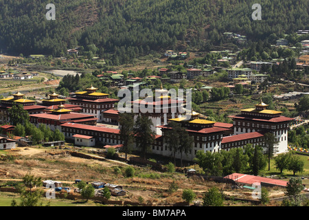 Tashichho Dzong, Thimphu Bhutan Foto Stock