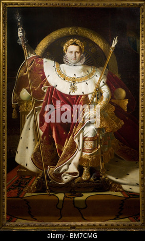 Jean-Auguste-Dominique Ingres Napoleone 1er sur le trone fino imperial 1806 Foto Stock