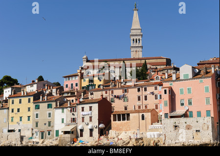 Cittadina istriana Rovigno Croazia Foto Stock