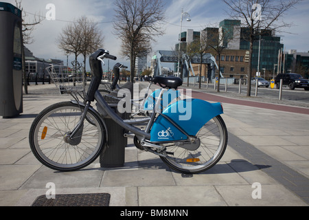 Dublino si unisce alla lista delle grandi città per avere la sua propria bike sharing, compresi Siviglia, Bruxelles, Vienna, Parigi Foto Stock