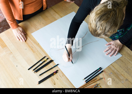 Illustrazione dell'artista Foto Stock