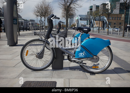 Dublino si unisce alla lista delle grandi città per avere la sua propria bike sharing, compresi Siviglia, Bruxelles, Vienna, Parigi Foto Stock