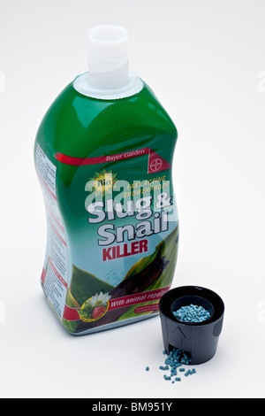 Bio slug e impermeabile lumaca agglomerati in forma di pellets Foto Stock