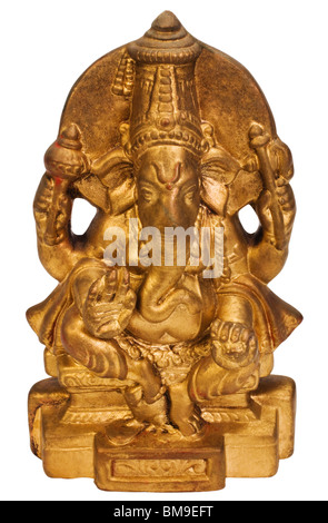 Close-up di una figurina di Signore Ganesha Foto Stock
