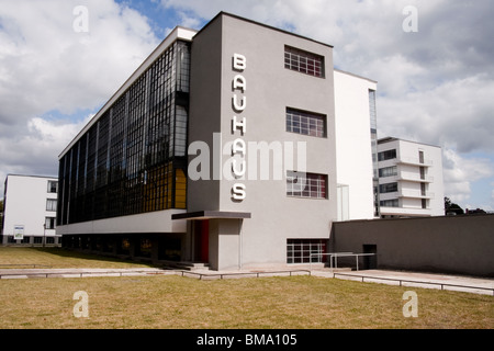 Scuola Bauhaus di Dessau architettura Sassonia Germania Foto Stock