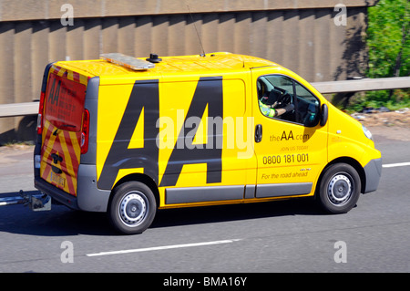 AA Automobile Association ripartizione van Foto Stock