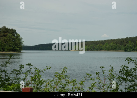 Paesaggi - La Masuria Lake District in Polonia, Europa (Mazury, Polska) - Lago Sosno (Jezioro Sośno) Foto Stock