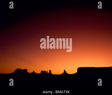 Il Monument Valley, Arizona, Stati Uniti d'America Foto Stock