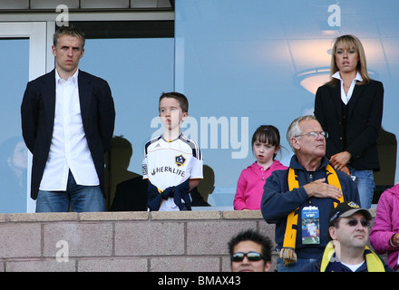 PHIL NEVILLE HARVEY NEVILLE ISABELLA NEVILLE JULIE NEVILLE la galassia della LA V Boca Juniors FRIENDLY CARSON LOS ANGELES CA 23 Maggio Foto Stock