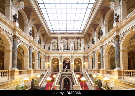 Sala principale, Museo Nazionale (Národní muzeum), Praga, Repubblica Ceca Foto Stock