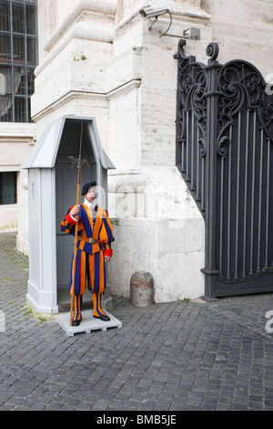 Guardia Svizzera, Vaticano, Roma, Italia Foto Stock