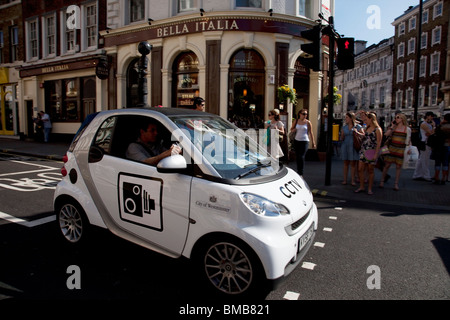 Telecamera TVCC auto a Londra. Foto Stock