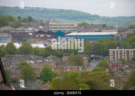 Vista attraverso l Huddersfield Foto Stock