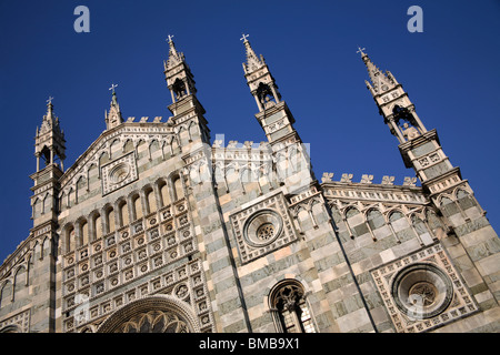 Parte superiore del Duomo di Monza, Italia Foto Stock