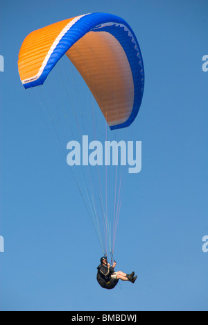 Parapendio, England, Regno Unito Foto Stock