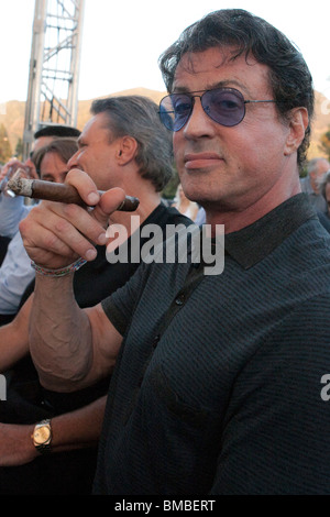 Sylvester Stallone al caso di inscatolamento Foto Stock