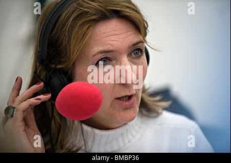 BBC Five Live Presenter (2010) Victoria Derbyshire Foto Stock