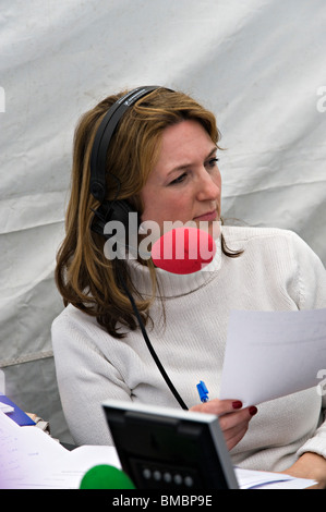 BBC Five Live Presenter (2010) Victoria Derbyshire Foto Stock