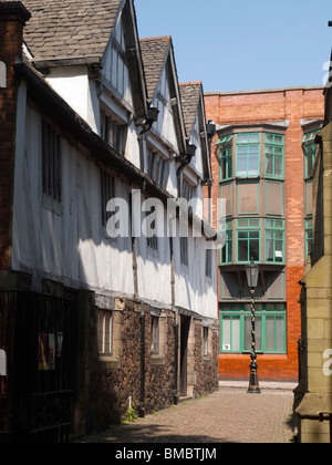 La Guildhall su St Martin's West in Leicester City Centre, LEICESTERSHIRE REGNO UNITO Inghilterra Foto Stock