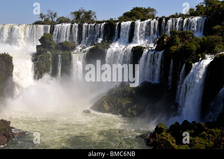 Salto San Martin, Iguassu Falls, Parco Nazionale di Iguazu, Puerto Iguazú, in Argentina Foto Stock