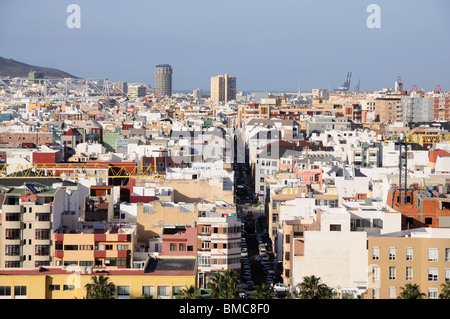 La città di Las Palmas de Gran Canaria, Spagna Foto Stock