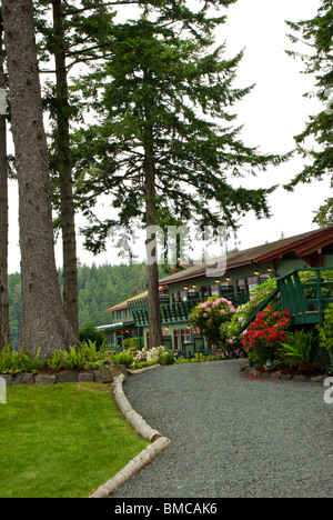 April Point Resort e Spa Isola Quadra BC Foto Stock