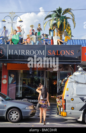 Parrucchiere in Acland Street St Kilda Foto Stock