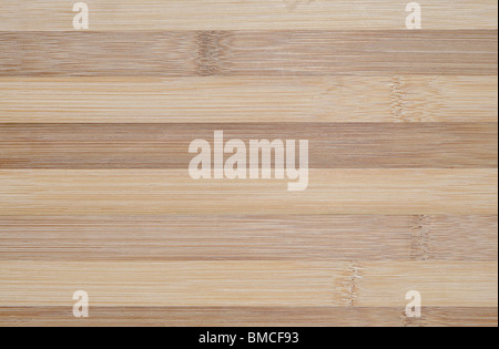 Elaborati piani beige e marrone in legno di bambù pannello del pavimento come sfondo o texture Foto Stock