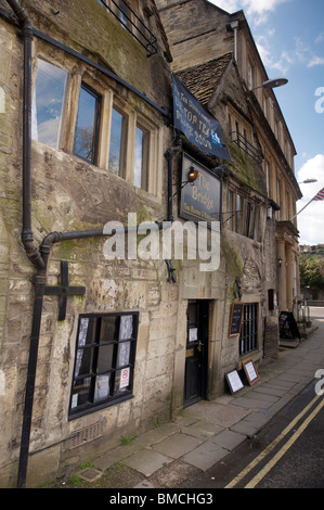 Bradford On Avon Wiltshire il ponte sala da tè. Foto Stock