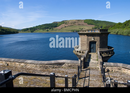 Serbatoio Ladybower, Parco Nazionale di Peak District, Derbyshire, Regno Unito Foto Stock