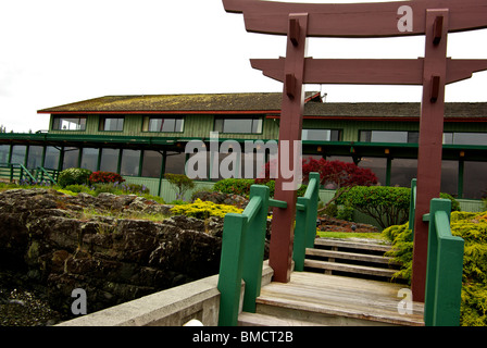 April Point Resort e Spa Isola Quadra BC Foto Stock