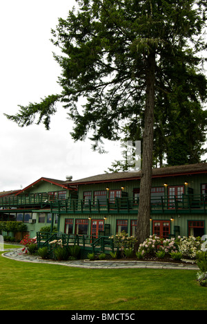 April Point Resort e Spa Isola Quadra BC Foto Stock