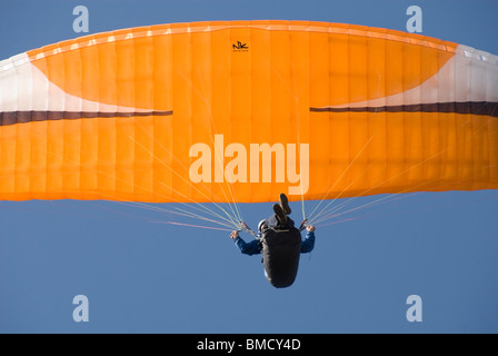 Parapendio, England, Regno Unito Foto Stock