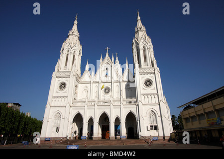 Puthan pally chiesa,più alto chiesa gotica in Asia,thrissur,kerala,l'india,asia Foto Stock