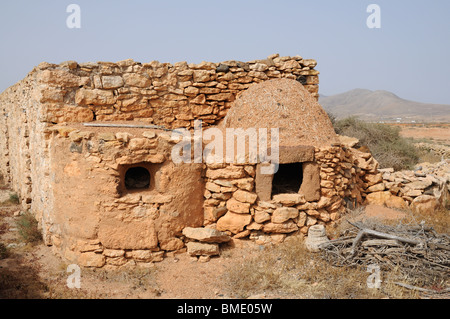 Casa abbandonata sull isola Canarie Fuerteventura, Spagna Foto Stock