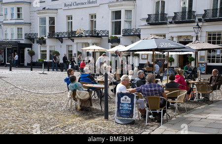 Royal Clarence Hotel exeter Foto Stock