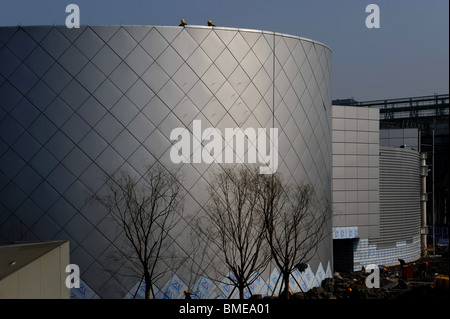 Stati Uniti d'America Pavilion in Zona C, 2010 Shanghai World Expo Park, Pudong, Shanghai, Cina Foto Stock