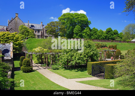 Mapperton House Gardens Vicino Beaminster, Dorset, England, Regno Unito Foto Stock