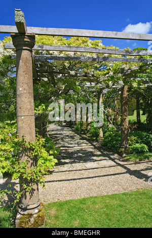 Mapperton House Gardens Vicino Beaminster, Dorset, England, Regno Unito Foto Stock