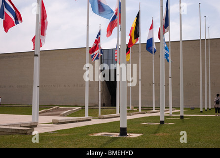 Seconda guerra mondiale MUSEO CAEN, Francia Foto Stock