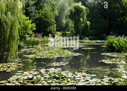 Giardini di Claude Monet Giverny, Francia Foto Stock