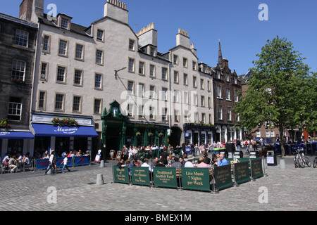 Il White Hart Inn Grassmarket Edimburgo in Scozia nel giugno 2010 Foto Stock