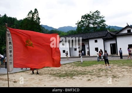 Ex residenza di Mao Zedong, Dajing, Jinggangshan, Ji'an, provincia di Jiangxi, Cina Foto Stock